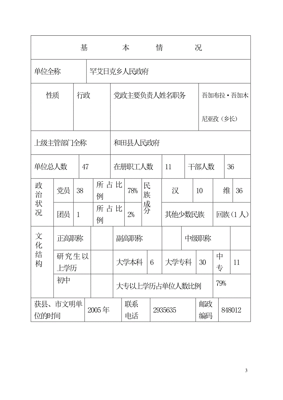 地区文明单位申请登记_第3页