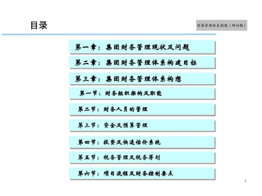 集团财务管理体系构想（研讨稿）_第2页