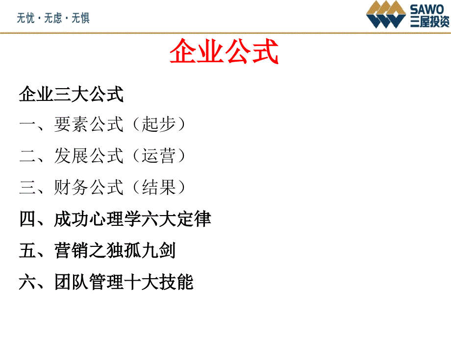 全视角管理学及企业公式_第4页