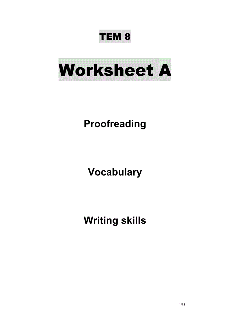 [英语学习]worksheet_第1页