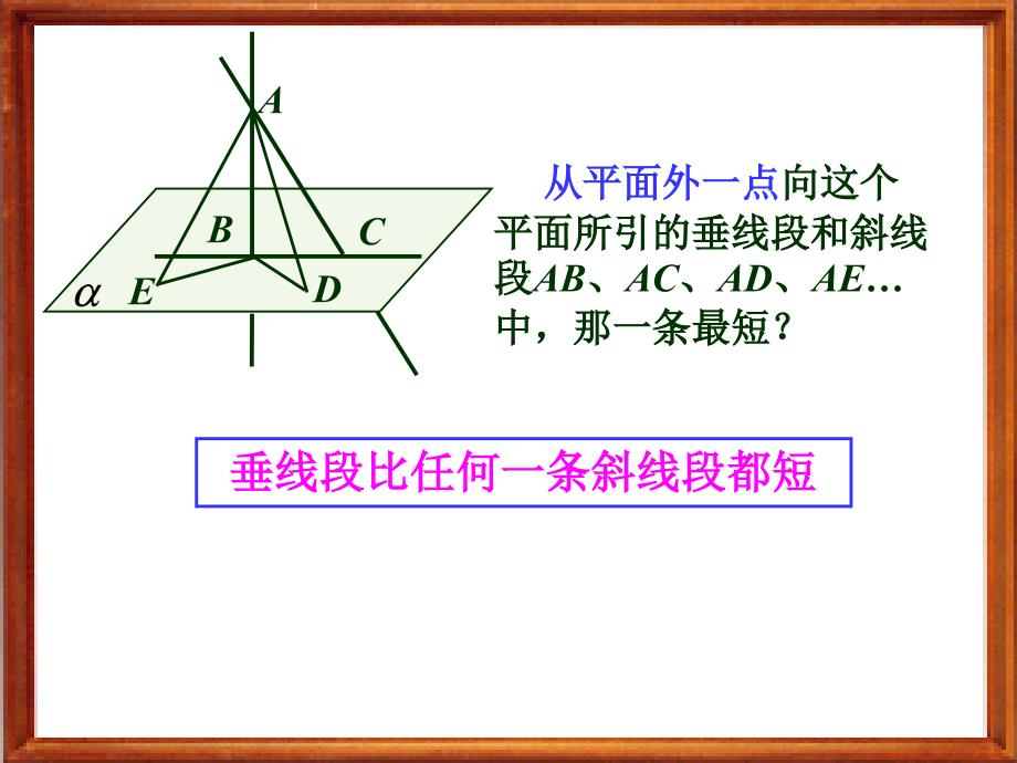 高一数学直线在平面上的射影直线和平面所成的角ppt_第4页