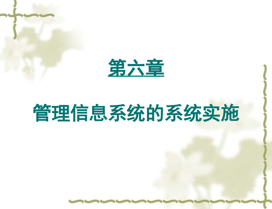 管理信息系统misch06实施_第1页