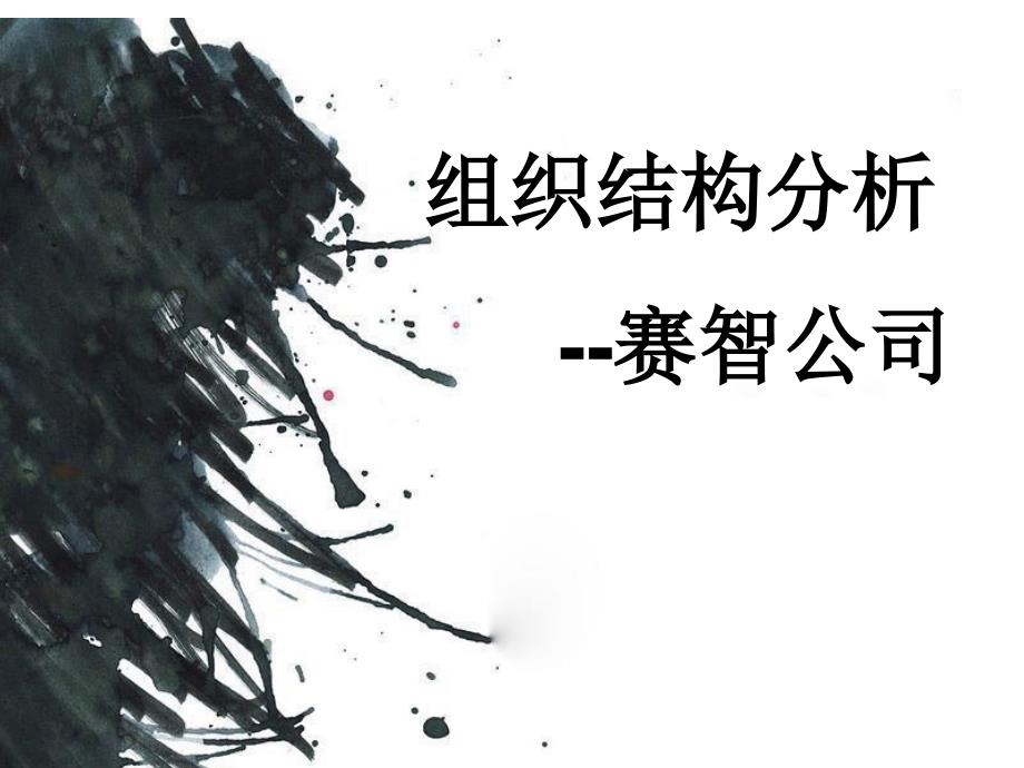 管理学公司组织结构分析_第1页