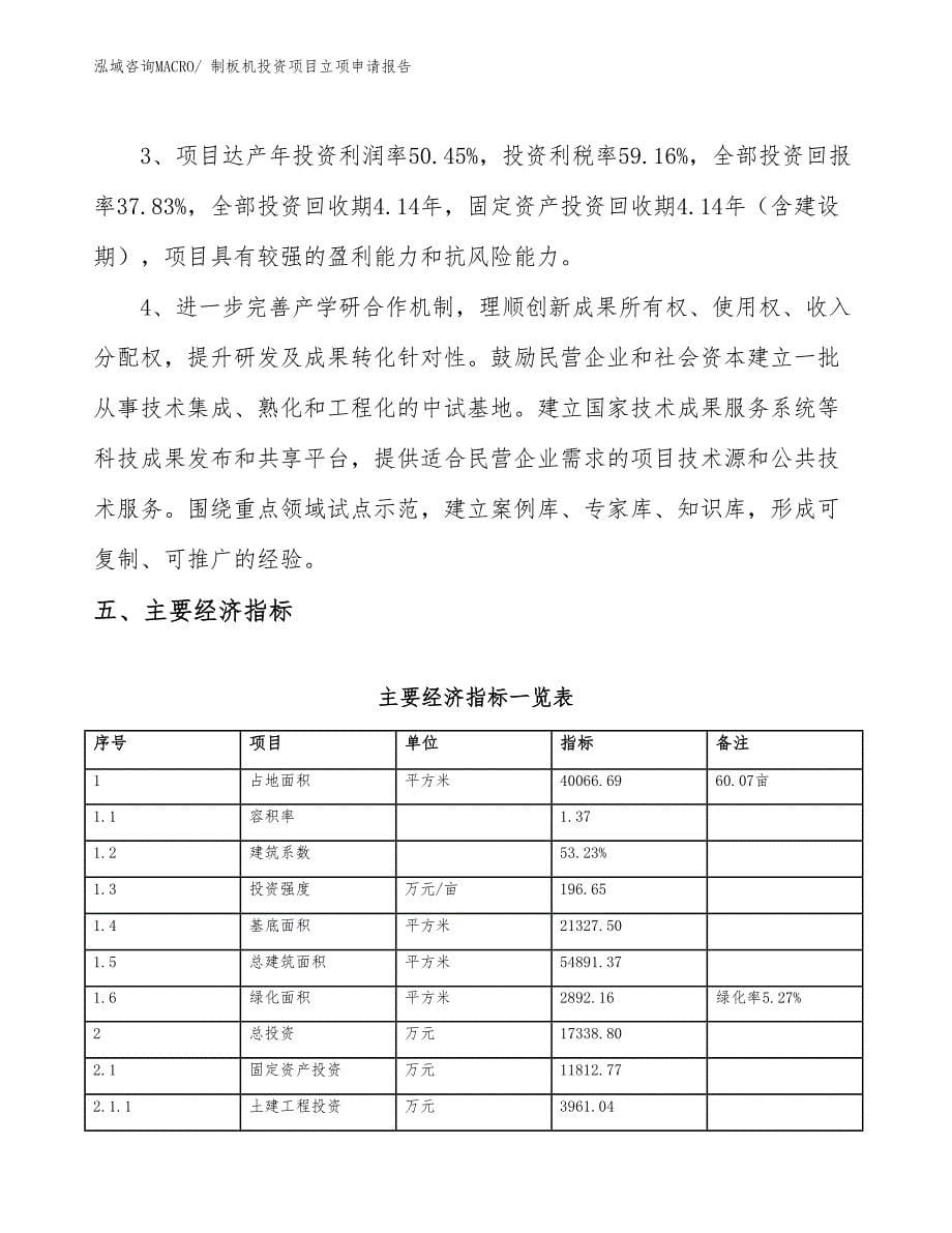 制板机投资项目立项申请报告_第5页