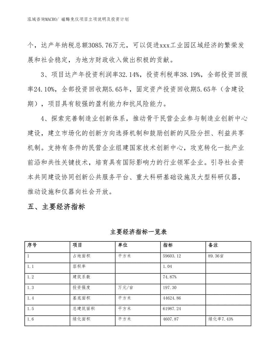 磁酶免仪项目立项说明及投资计划_第5页