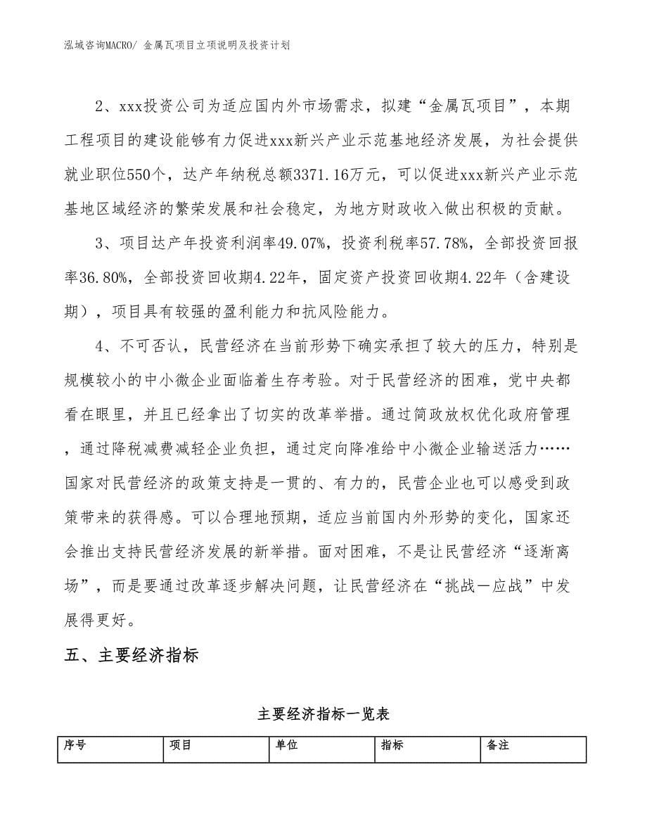 铁丁字项目立项说明及投资计划_第5页