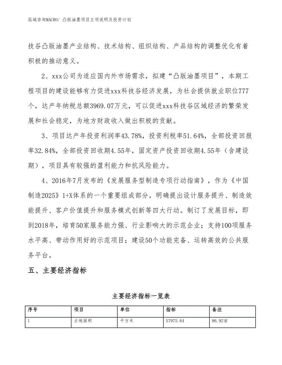 凸版油墨项目立项说明及投资计划_第5页