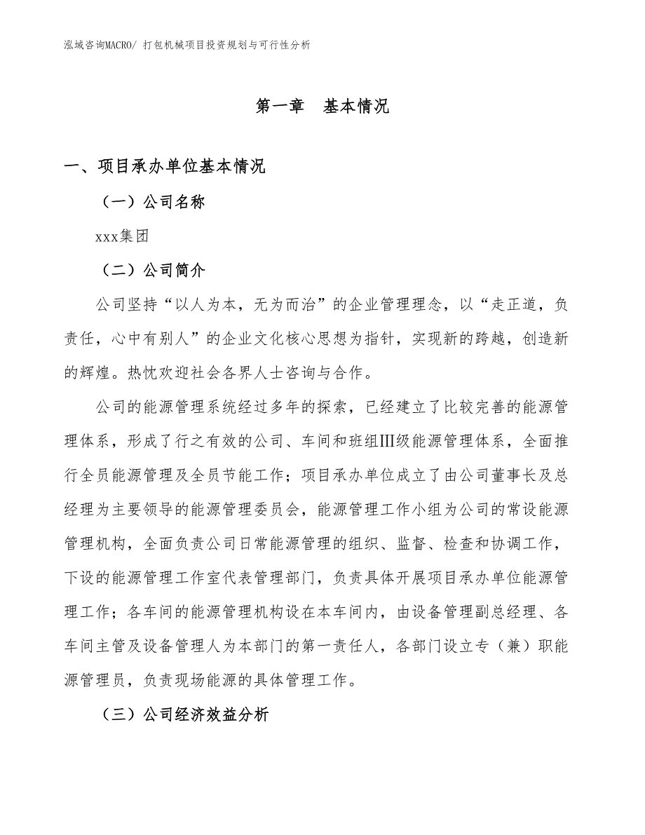 打包机械项目投资规划与可行性分析_第2页