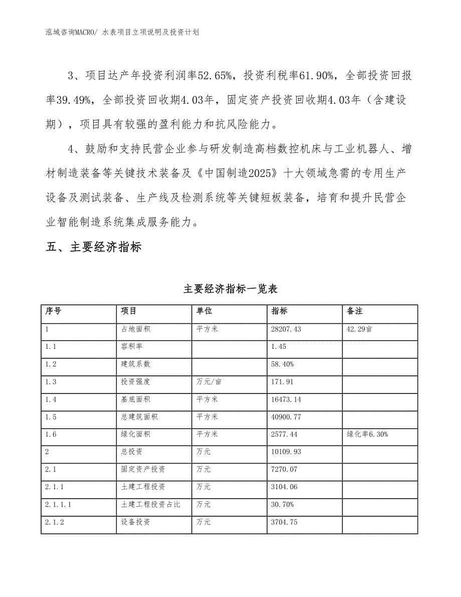 水表项目立项说明及投资计划 (2)_第5页