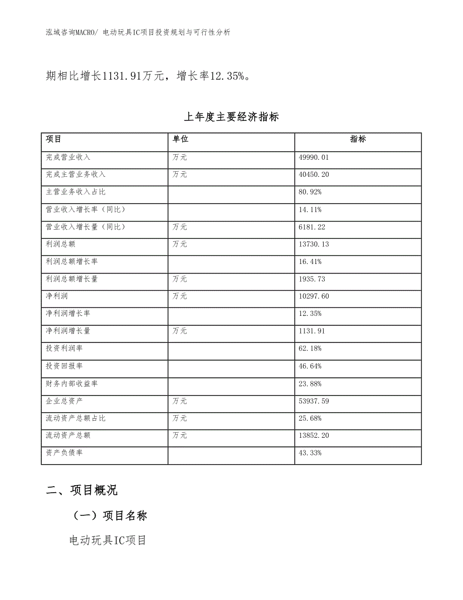 电动玩具IC项目投资规划与可行性分析_第4页