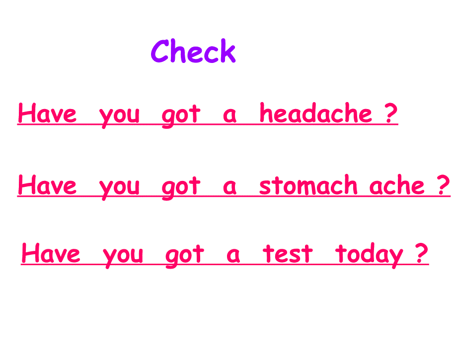 外研版一起第五册module7unit1haveyougotaheadach_第4页