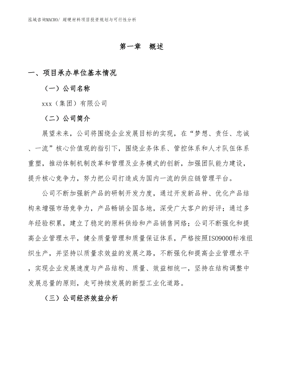 超硬材料项目投资规划与可行性分析 (1)_第3页