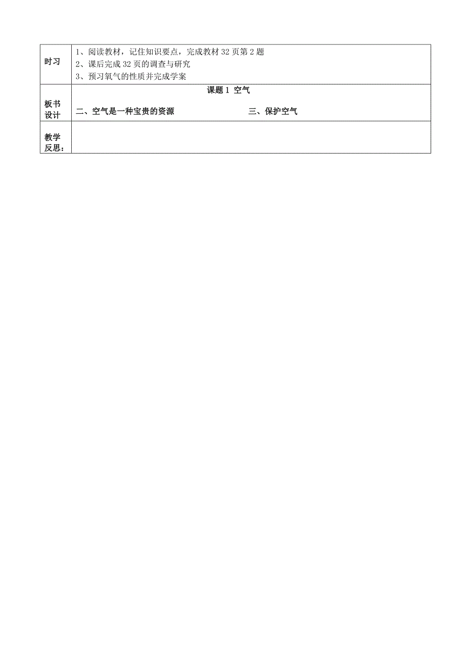 九年级化学全册第二单元课题1空气教案_第2页