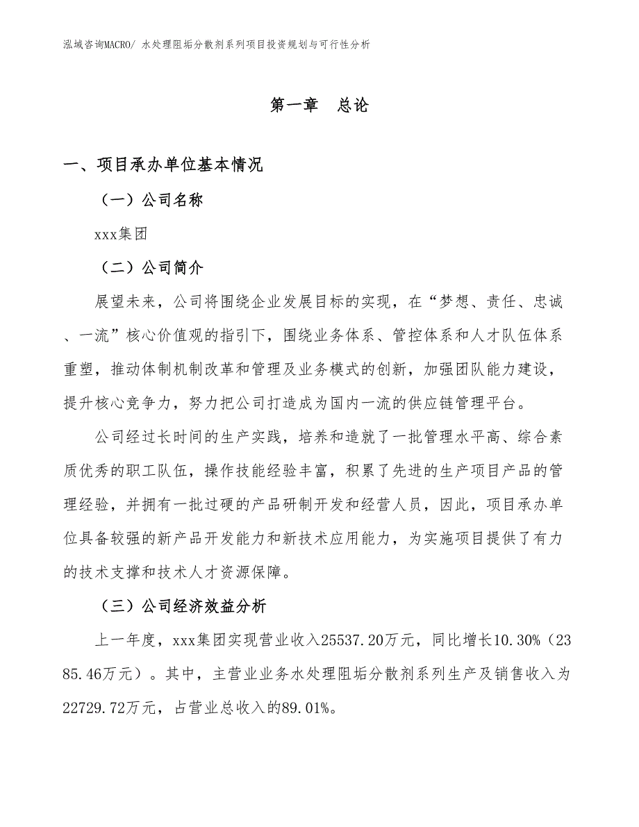 水处理阻垢分散剂系列项目投资规划与可行性分析 (1)_第3页