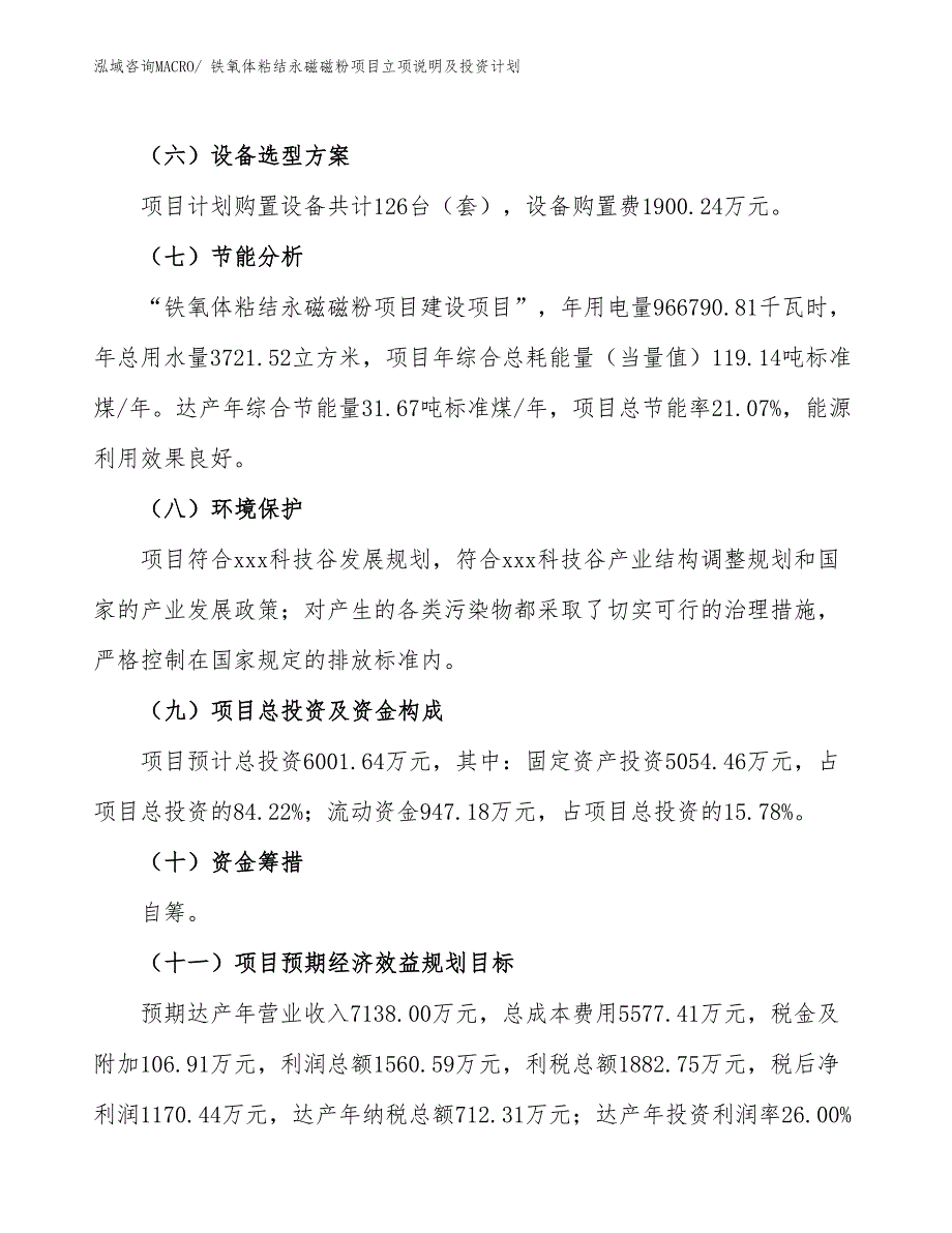 铁氧体粘结永磁磁粉项目立项说明及投资计划 (1)_第3页