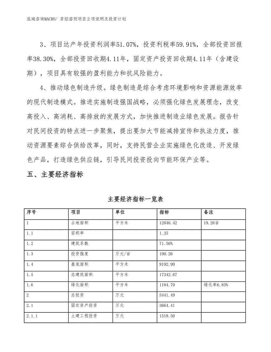 芳烃溶剂项目立项说明及投资计划 (1)_第5页