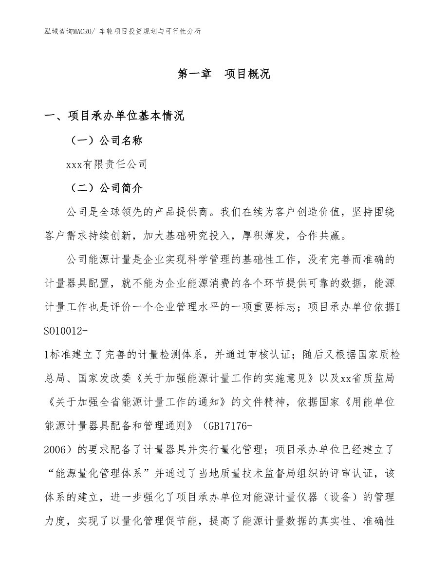 车轮项目投资规划与可行性分析 (1)_第3页