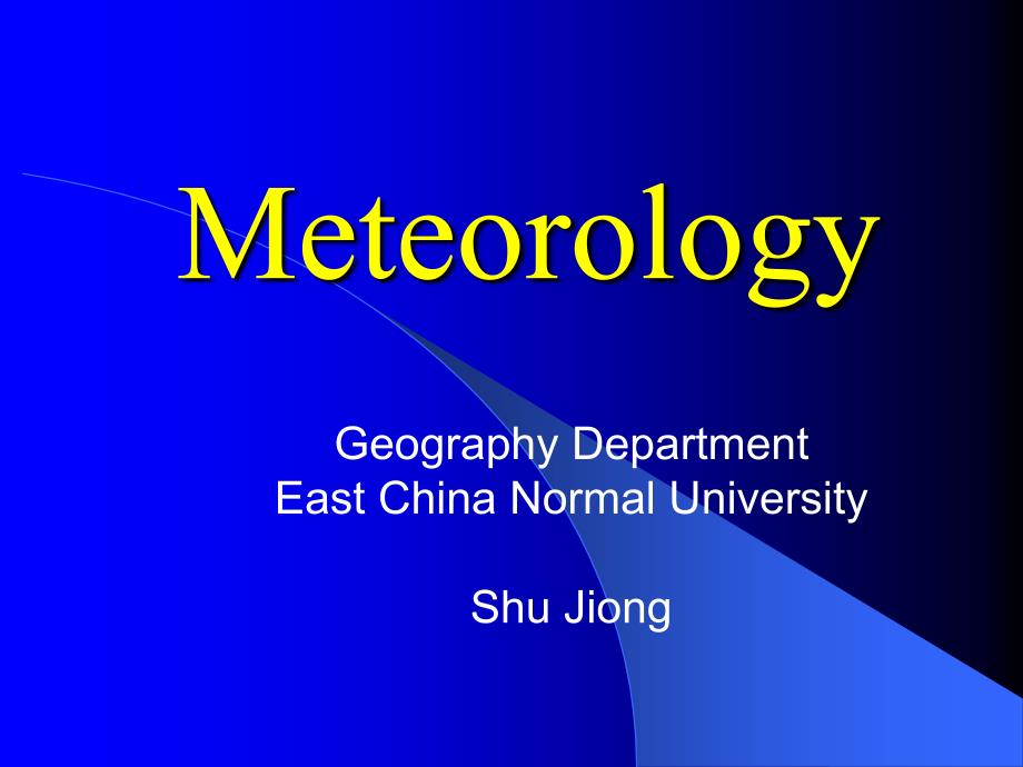 双语教学实例-meteorology_第1页