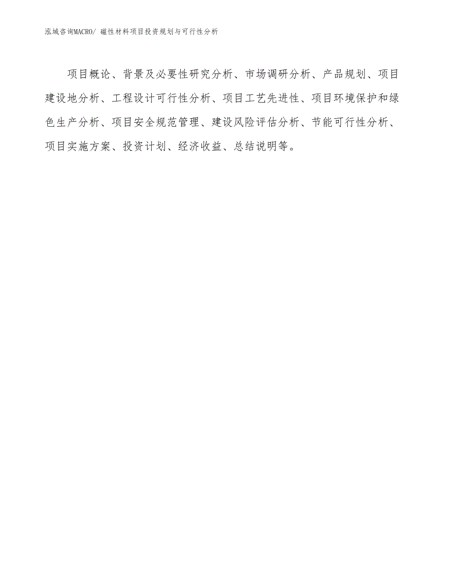 磁性材料项目投资规划与可行性分析 (3)_第2页