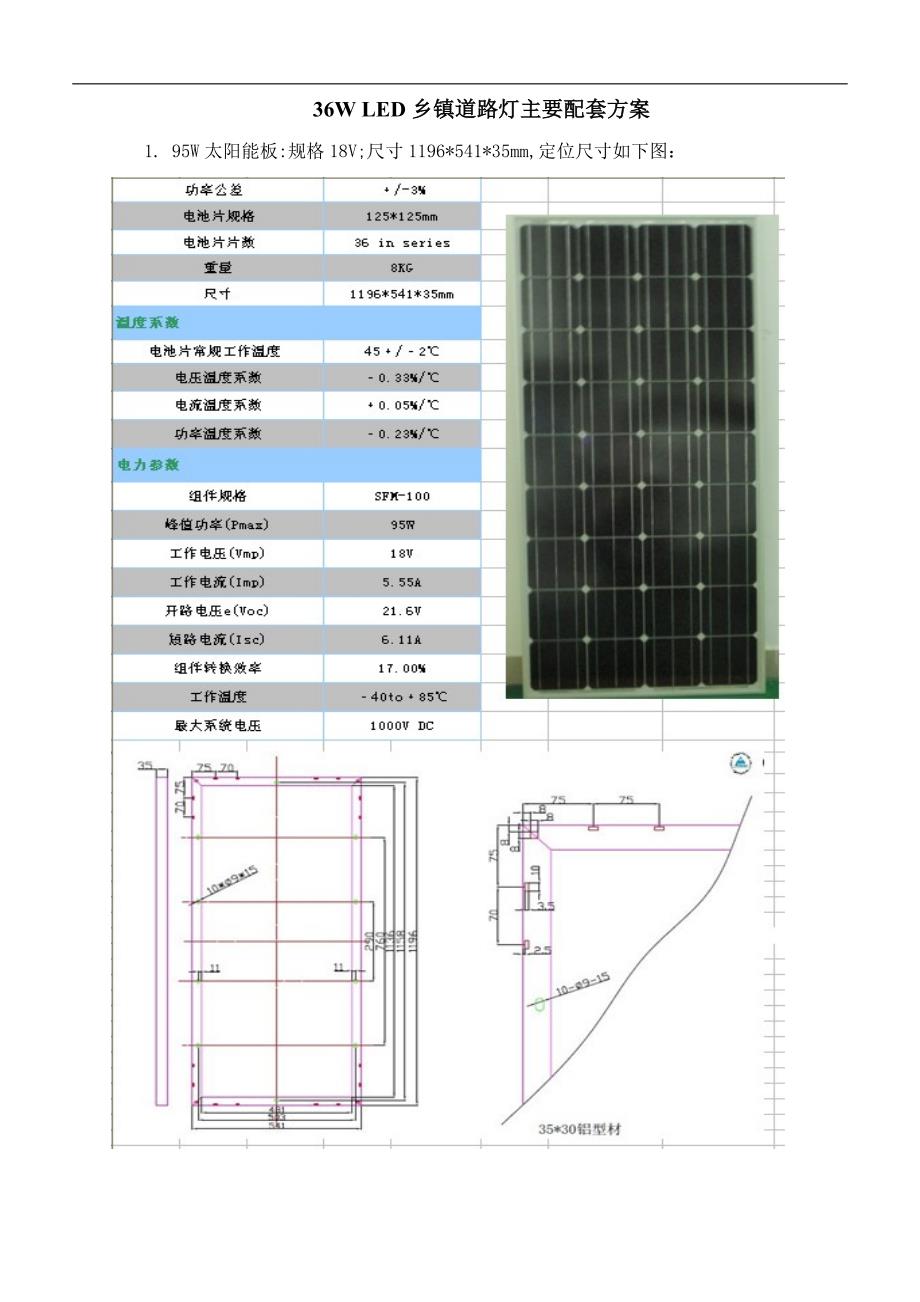 w太阳能路灯价格配套方案_第1页