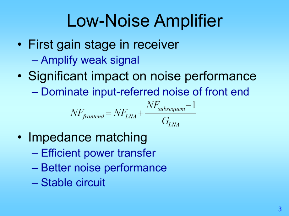 《低噪声放大器简介》ppt课件_第3页