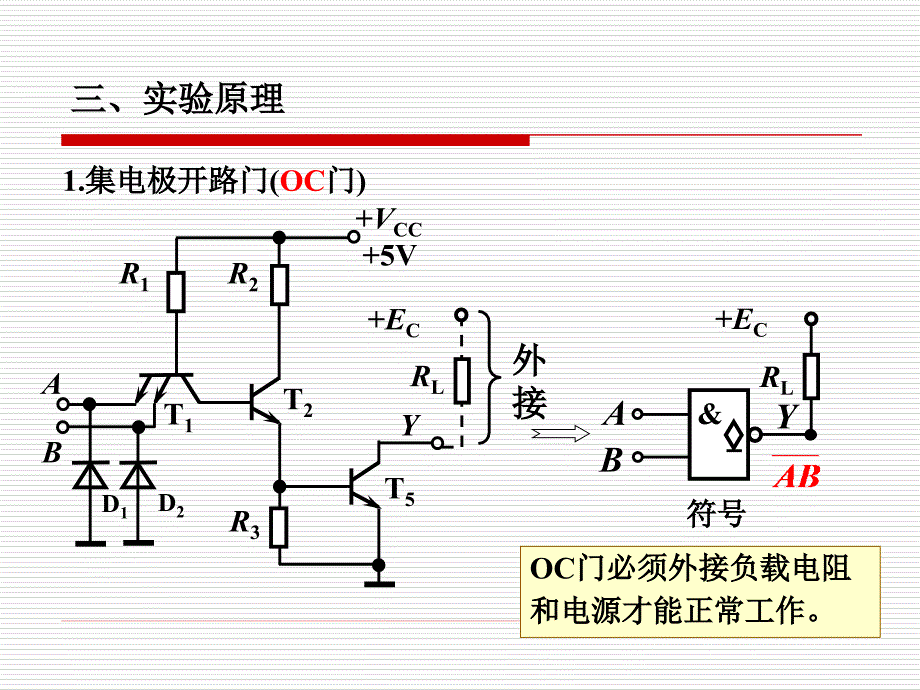 数电实验实验一三态门和oc门的研究_第2页