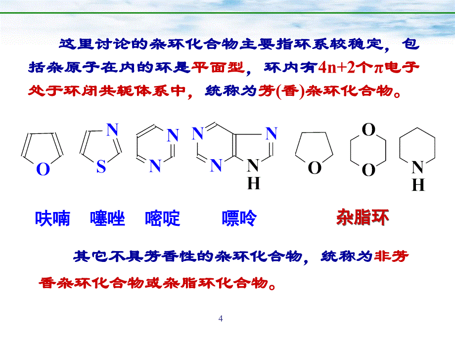 《杂环化合物的命名》ppt课件_第4页