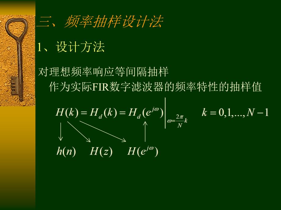 频率抽样设计方案法_第1页