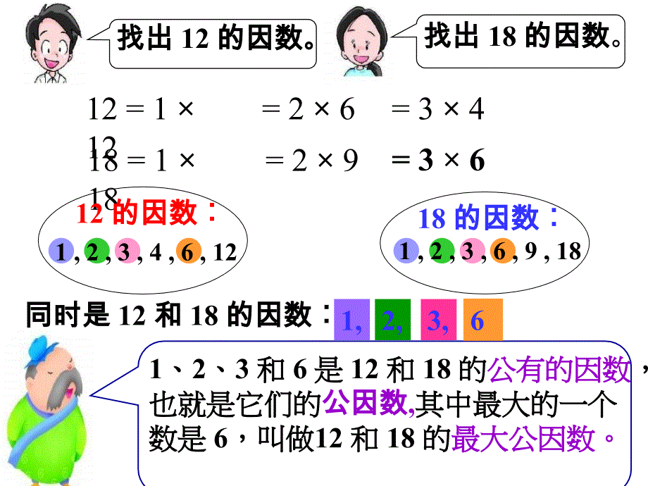 人教课标五下最大公因数_第2页