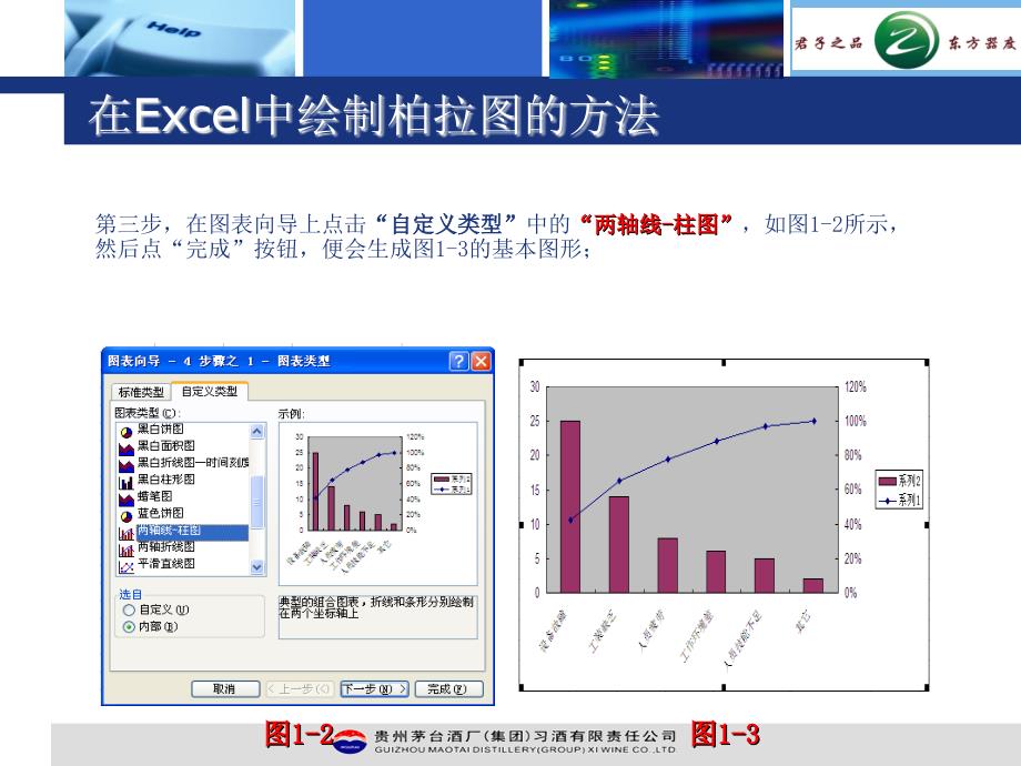 用excel制作排列图柏拉图的方法_第4页