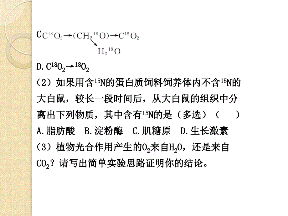 生物：《综合题解题技能——“同位素示踪”》_第2页