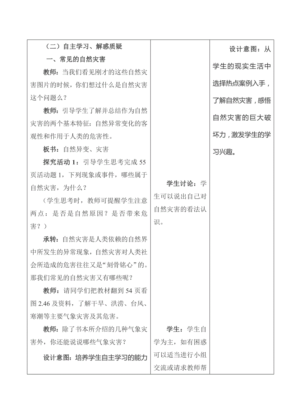 《课堂导练5+1》人教版地理八年级上册导学案 2.4自然灾害_第2页