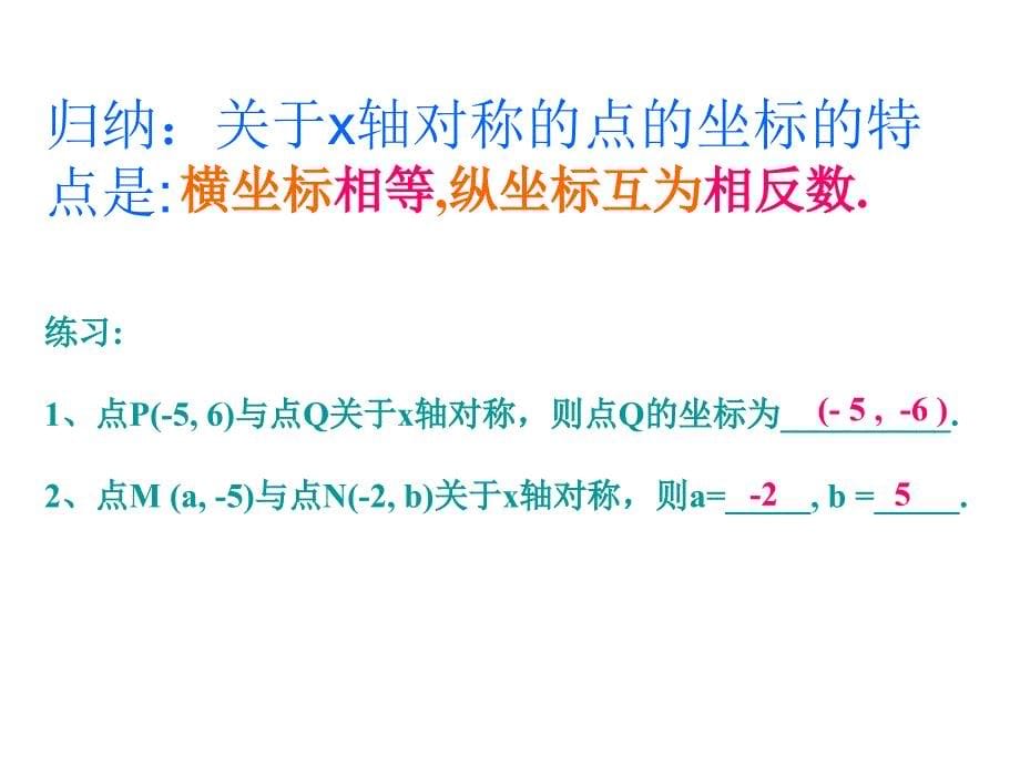 《用坐标表示轴对称》_第5页