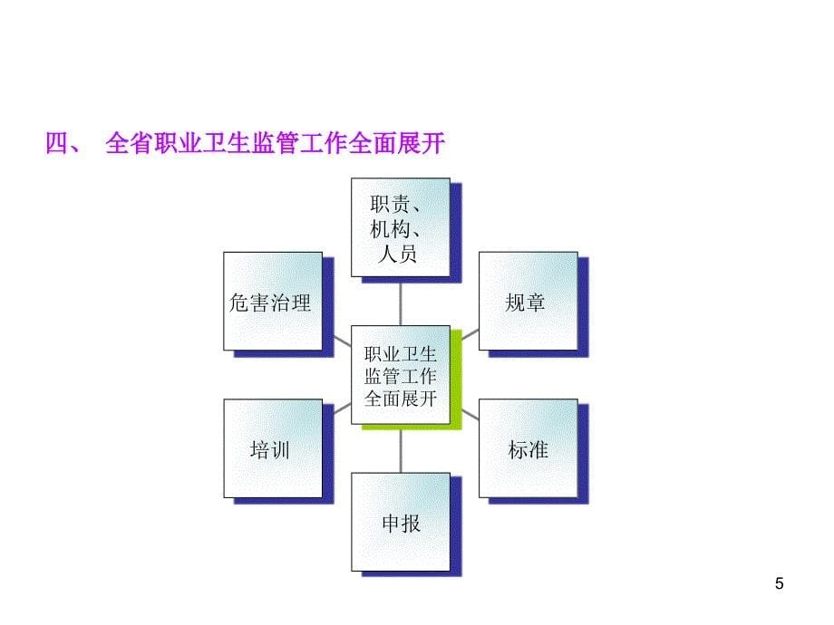 自新中国成立到998年工作场所职业卫生监管工作主要以_第5页