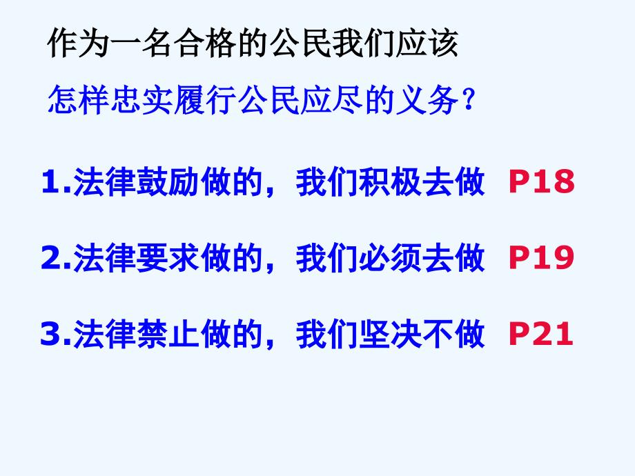 八年级政治下册 第一单元 权利义务伴我行第二课2.2 忠实履行义务课件 新人教版_第2页