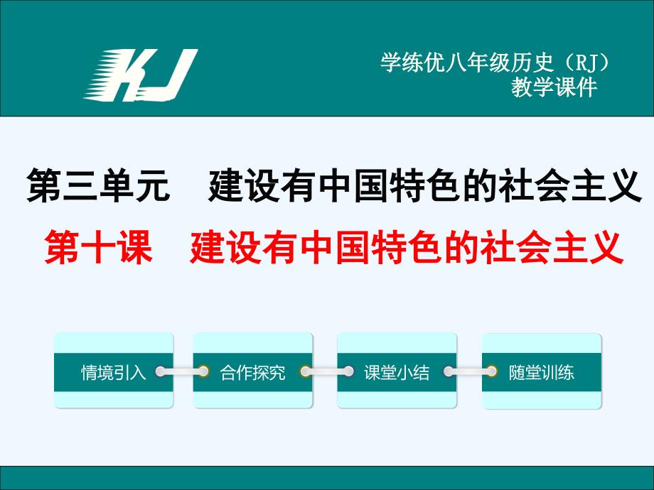 （人教版）八年级历史下册课件：第10课  建设有中国特色的社会主义 22张_第1页