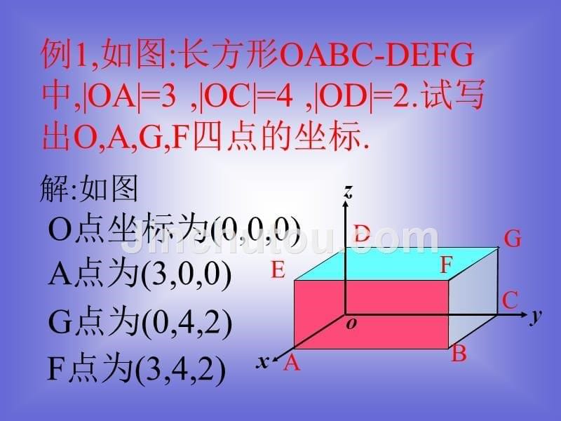 《空间直角坐标系》课件8(北师大版必修2)_第5页