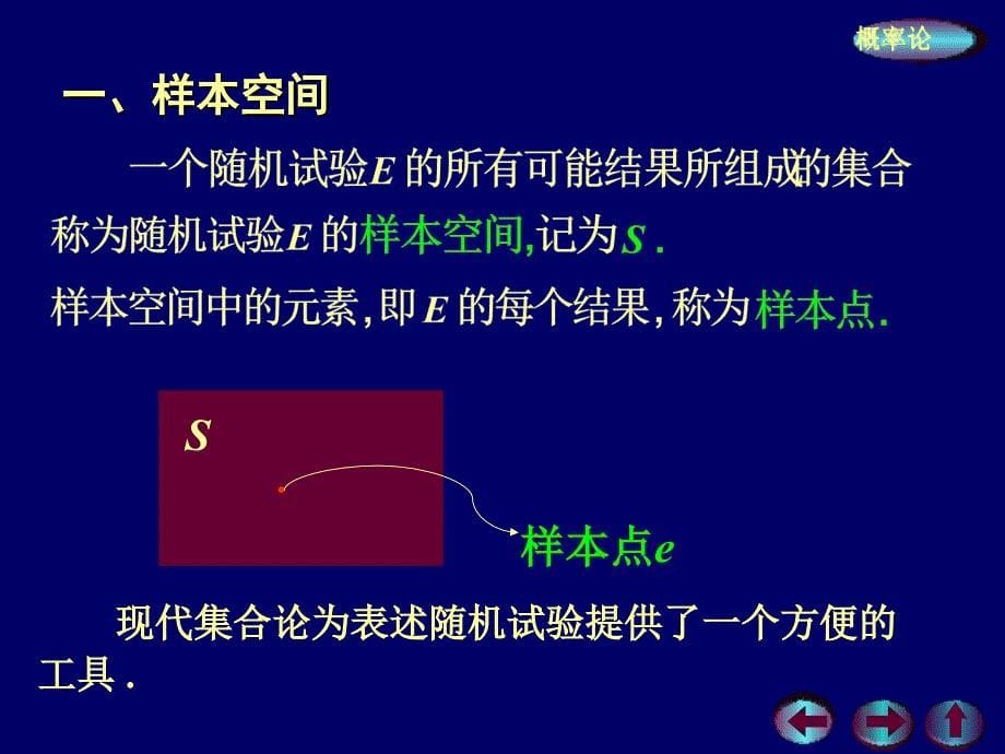 概率论与数理统计-1-2第二节  样本空间 随机事件_第5页