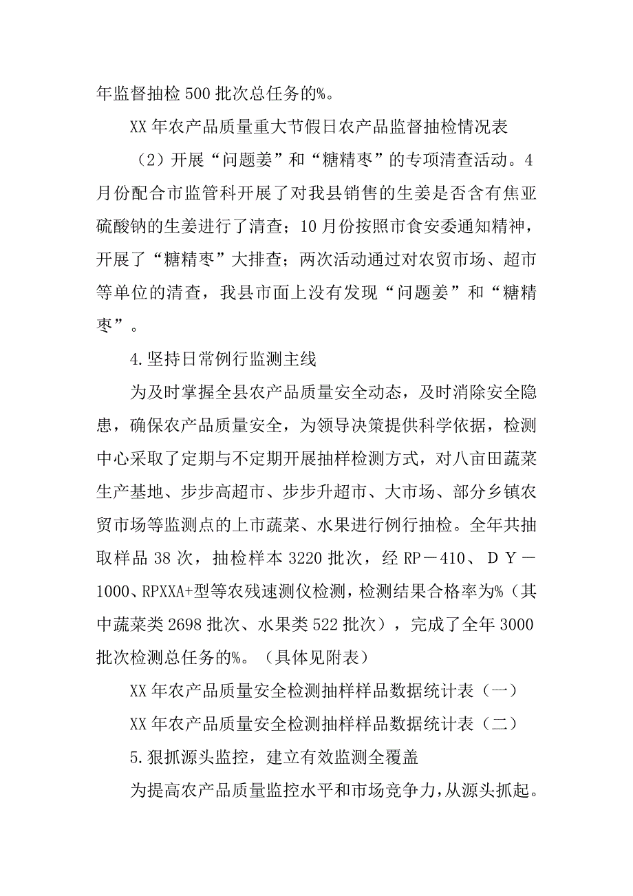 农产品质量安全检验检测站工作总结.doc_第3页