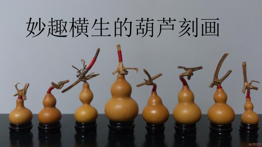 人美版美术八年级上册第17课《妙趣横生的葫芦刻画》课件2_第1页