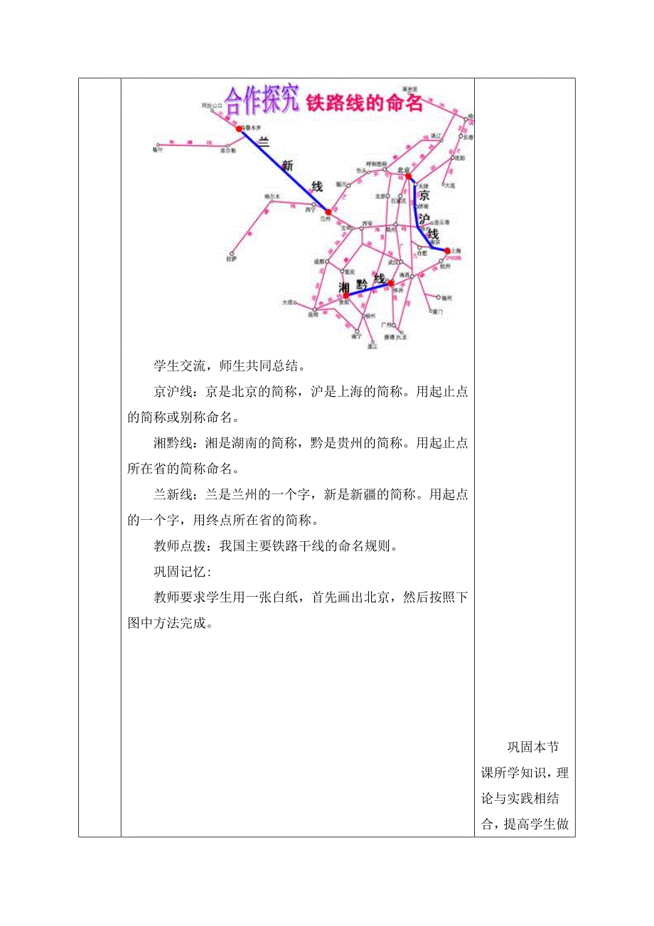 人教版八年级上册地理教案：第四章第一节交通运输(第二课时）_第4页