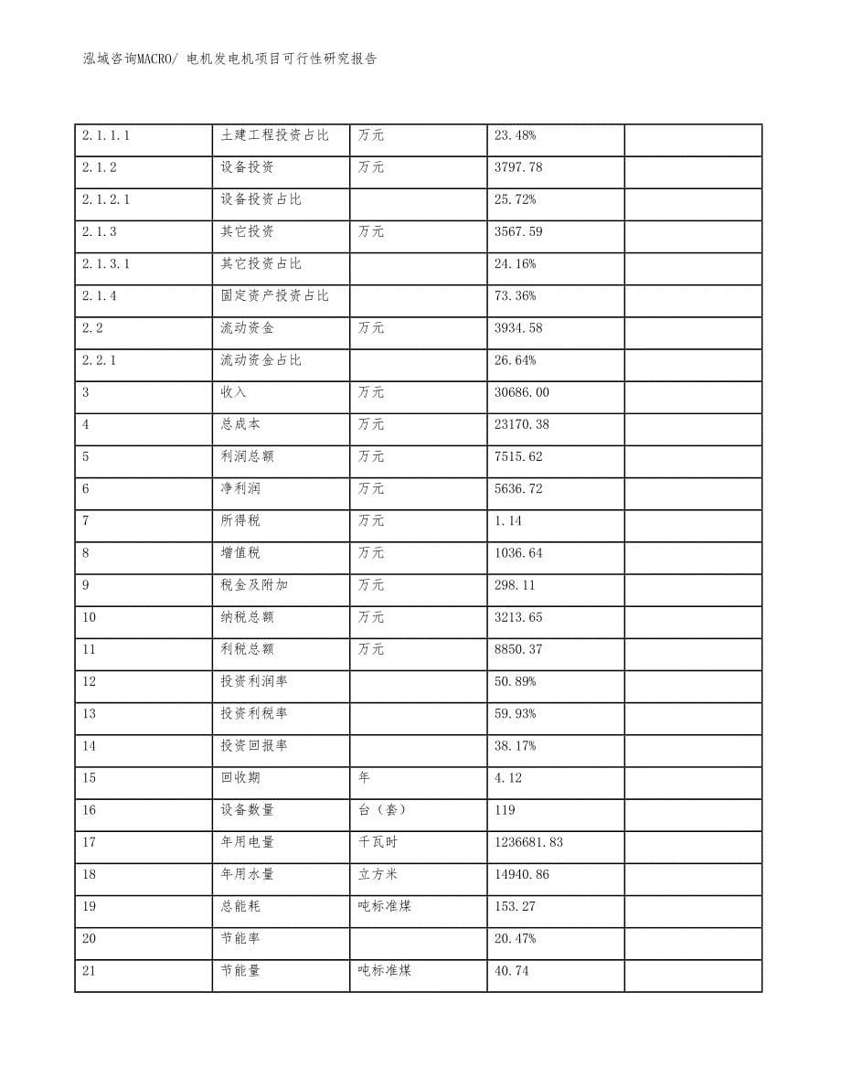 电机发电机项目可行性研究报告_第5页