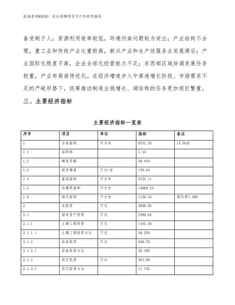 安全玻璃项目可行性研究报告_第5页