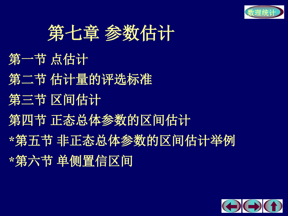 概率论与数理统计第七章参数估计第一节：点估计_第1页