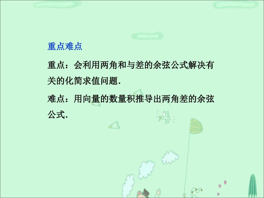 《两角和与差的余弦》解题方法归纳总结_第3页