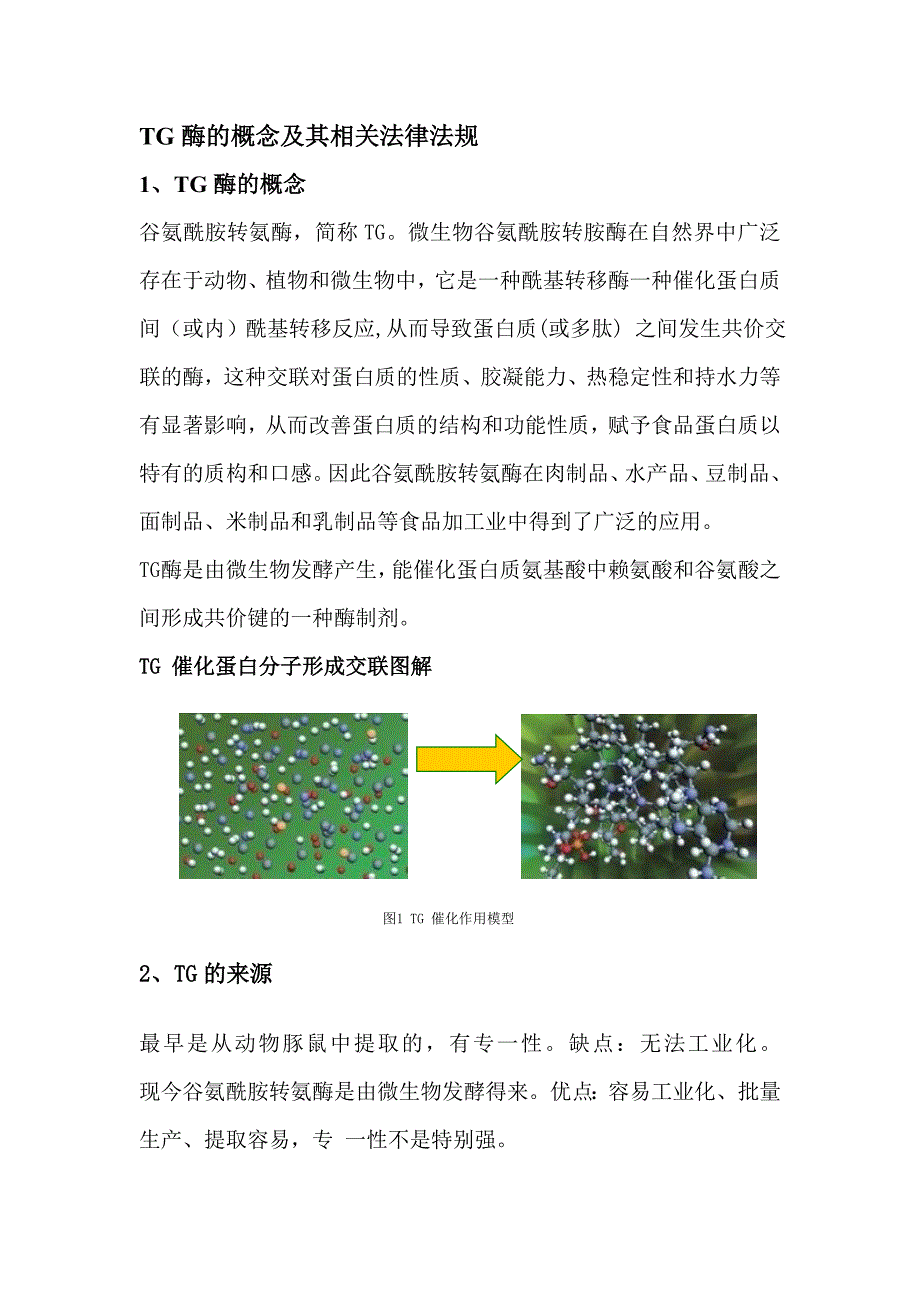 g酶的特点、原理及使用工艺方法_第1页