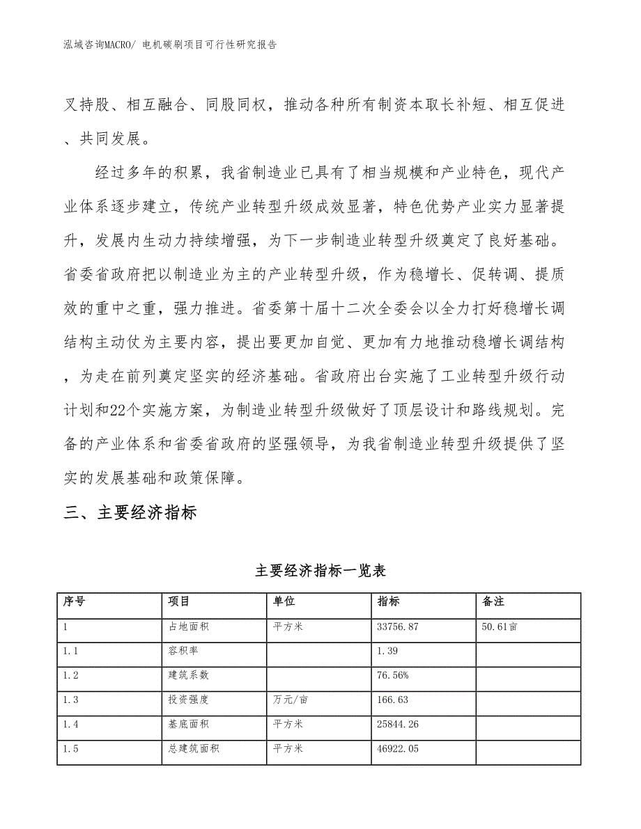 电机碳刷项目可行性研究报告_第5页