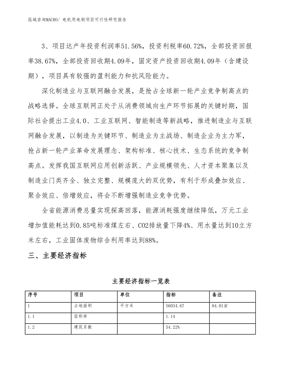 电机用电刷项目可行性研究报告_第4页