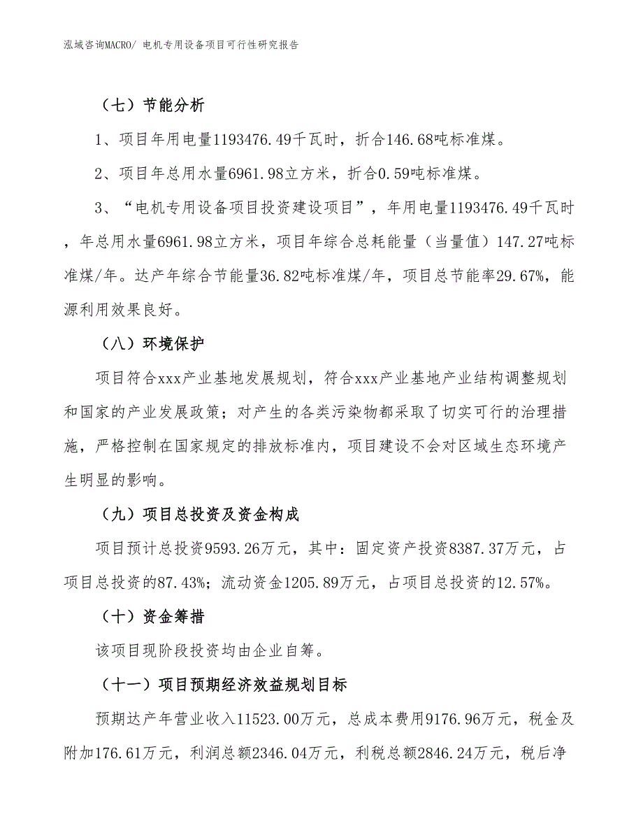 电机专用设备项目可行性研究报告_第2页