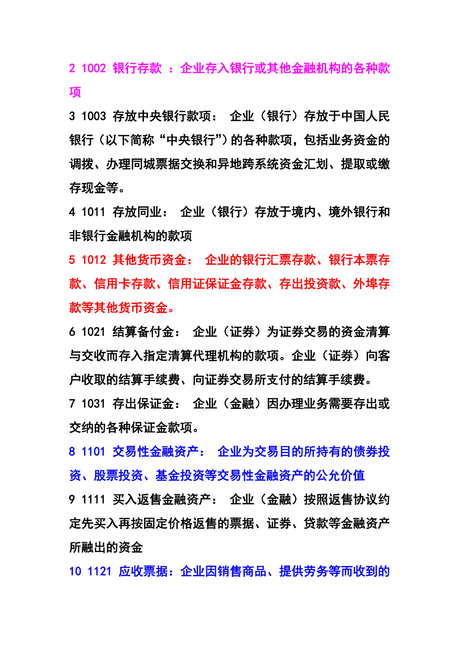 最新企业会计科目解释_第2页